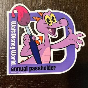 Figment Disney Annual Pass holder Magnet